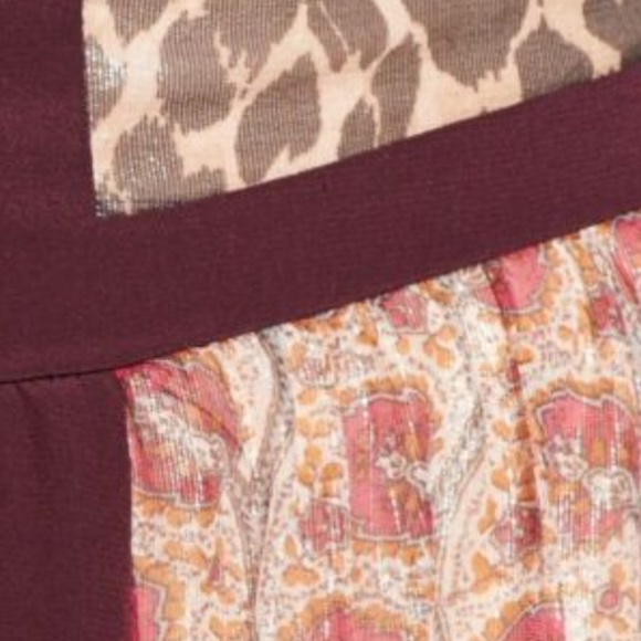 TAMARA MELLON Leopard Print Metallic Maxi Bohemian Gown - Picture 3 of 11